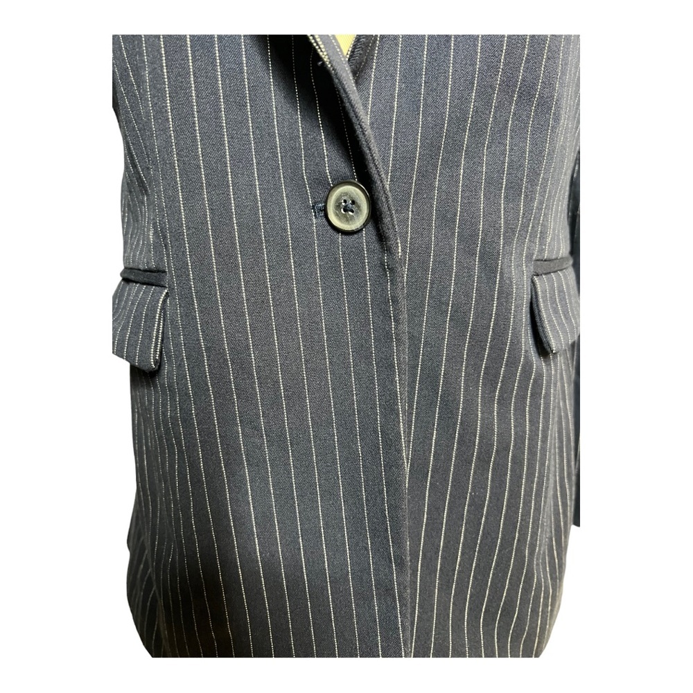Banana Republic Pinstripe Blazer Jacket - Womens Size 8 - Picture 6 of 12